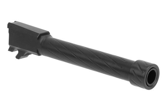 Shalo Tek P365XXL 9mm Fluted Threaded Barrel has a threaded muzzle.